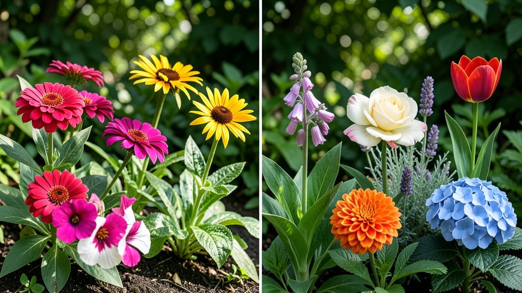 Differen Types of Flowers: Seasonal Color Palettes for Year-Round Garden Beauty